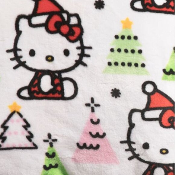 NWT HELLO KITTY Square White Multi Color Pillow with Shaped Head Pillow Set - Picture 3 of 3